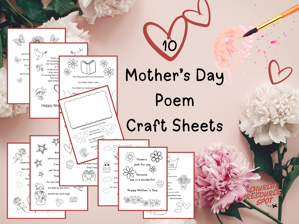 Mother's Day Craft Sheets